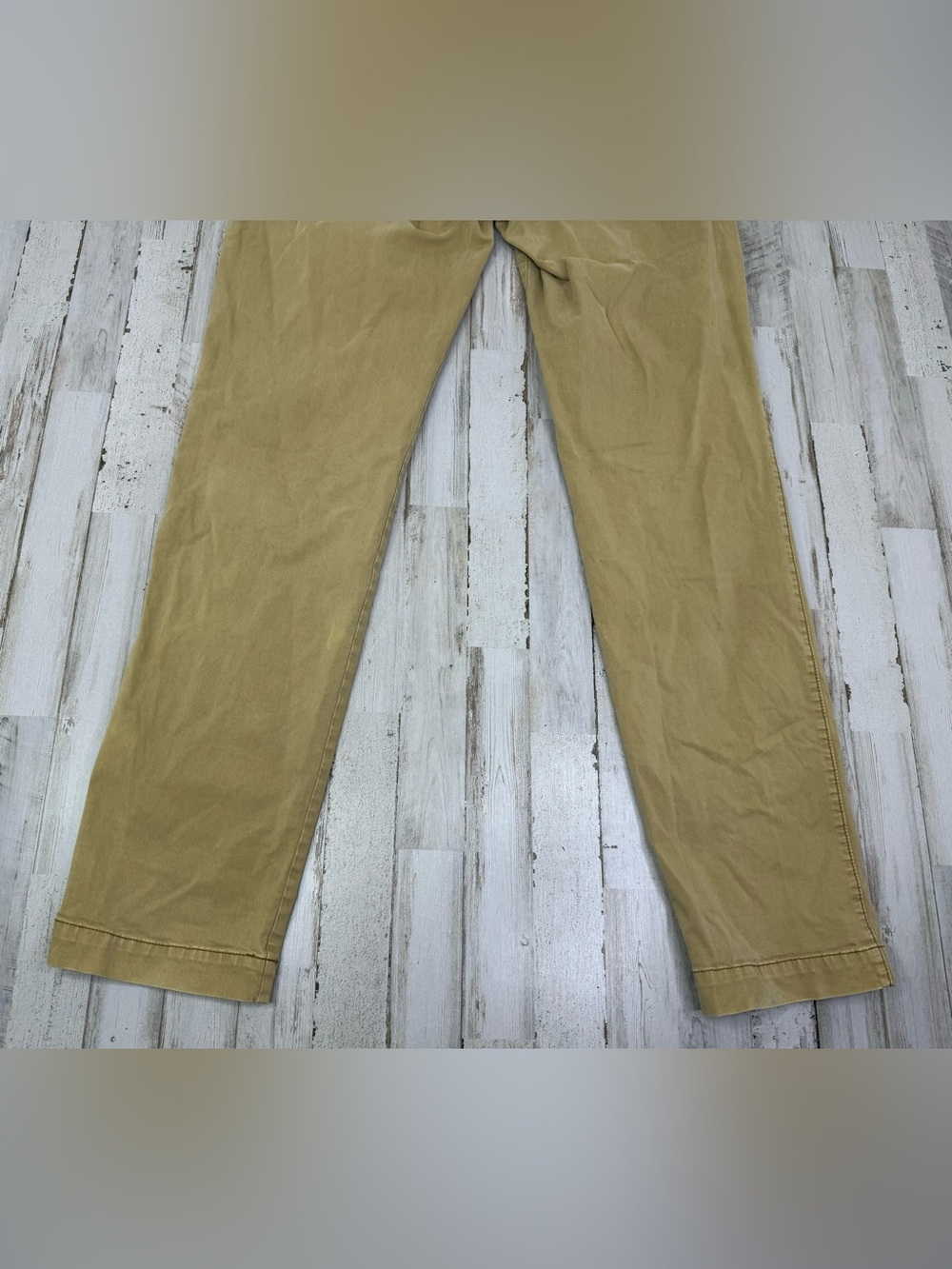 Gap Mens Slim Leg Pants Khaki Tab Size 36x33.5 Button Zip Close - Picture 11 of 11